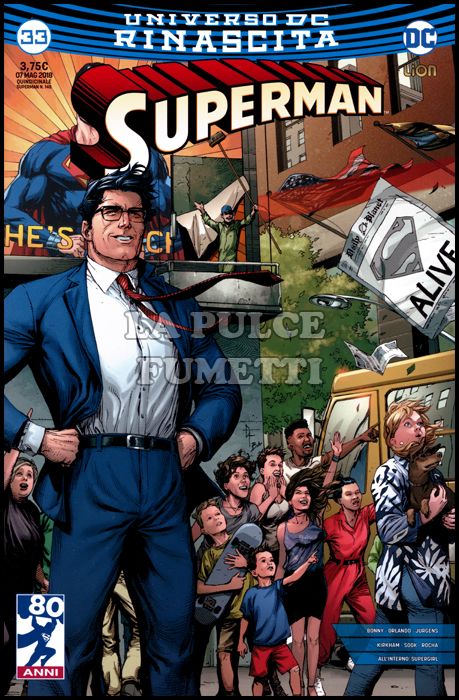 SUPERMAN #   148 - SUPERMAN 33 - RINASCITA - VARIANT COMICON